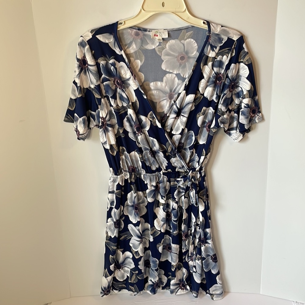 Cherry on Top Women's Juniors XL Floral Swing Dress